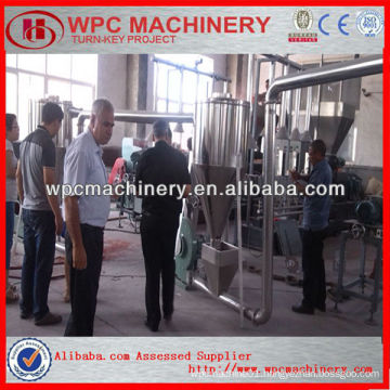 wpc wood plastic double-screw granulating machine